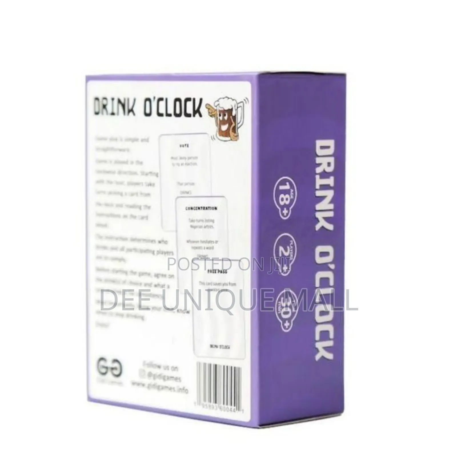 Drink O'Clock – A Drinking Card Game