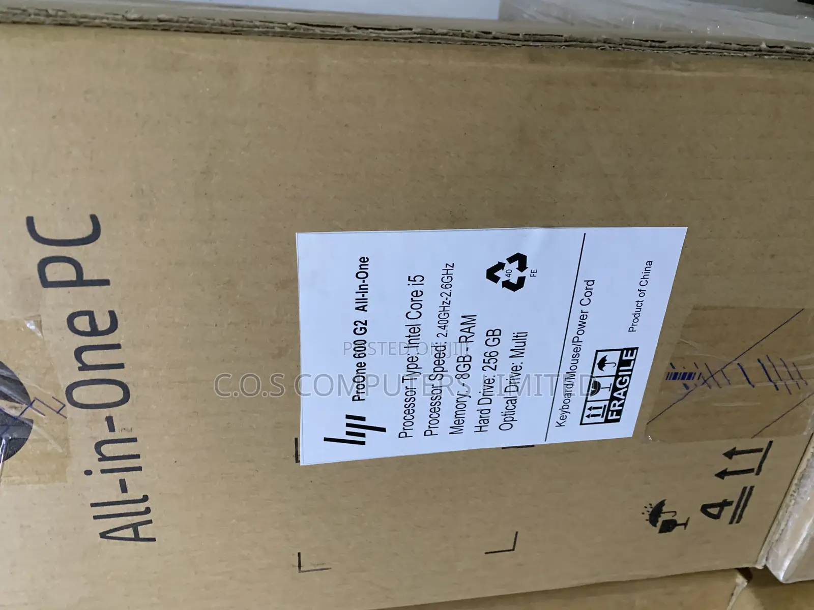 New Desktop Computer HP ProOne 600 8GB Intel Core i5 SSD 256GB