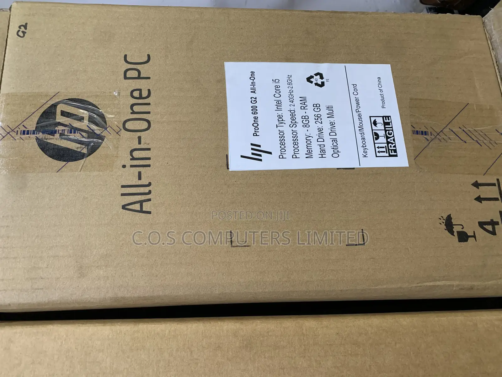 New Desktop Computer HP ProOne 600 8GB Intel Core i5 SSD 256GB