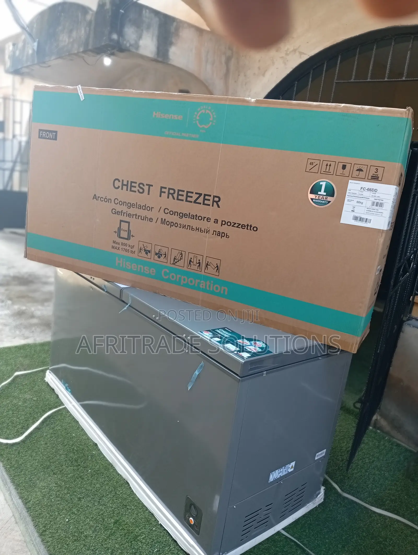 Hisense Fc-66dd 500l Chest Freezer – Dual Door Access
