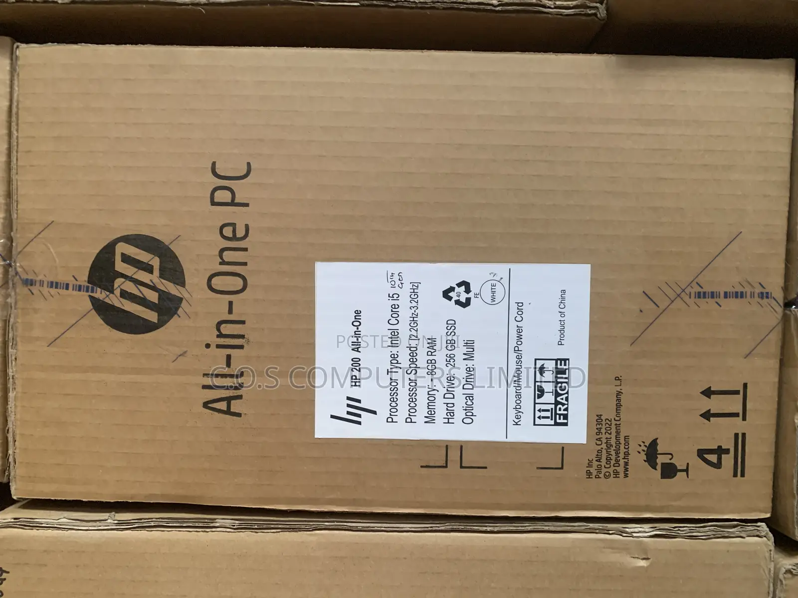 New Desktop Computer HP 200 G4 8GB Intel Core i5 SSD 256GB