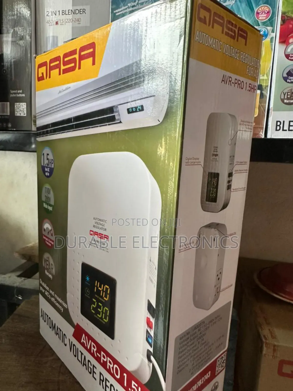 Qasa Automatic Voltage Regulator for AC, 1.5hp