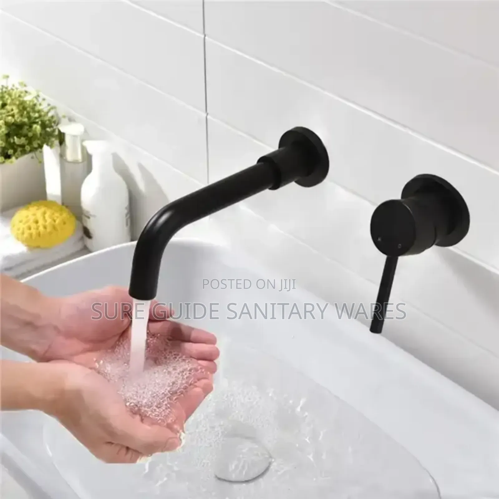 Black Conceal Basin Faucet