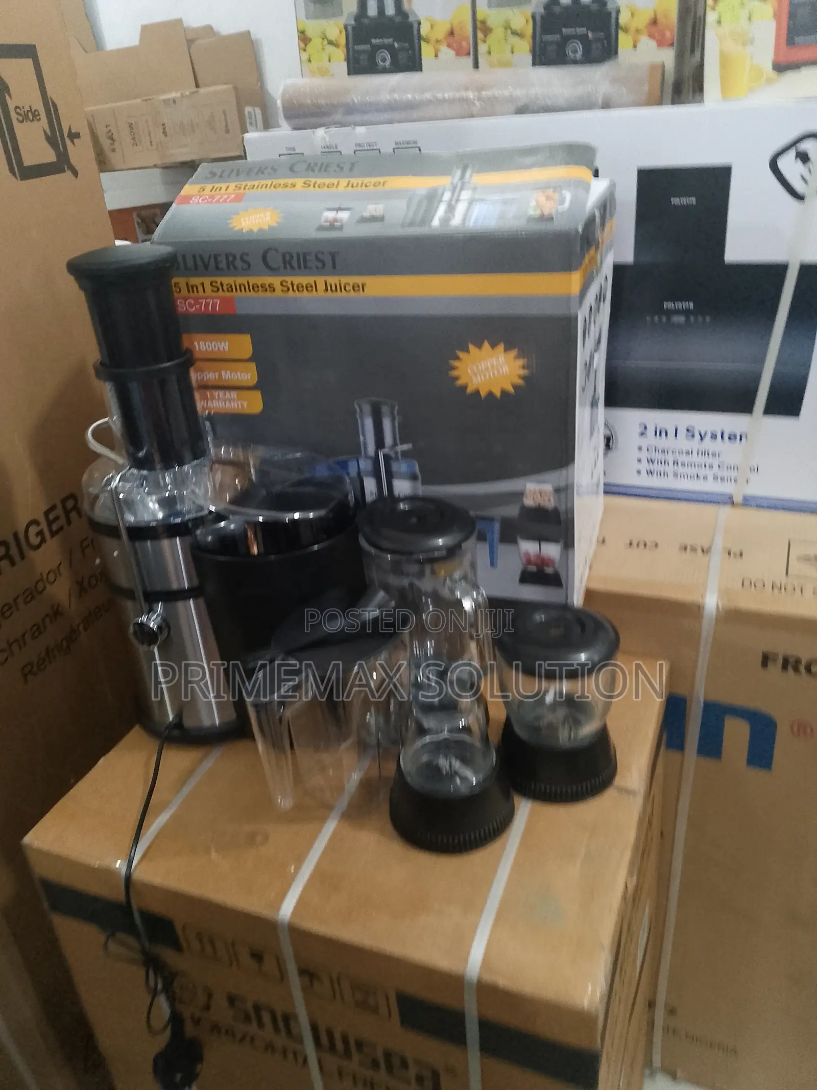 Silver Crest 5-in-1 Juicer Blender – 5000w Heavy Duty Power