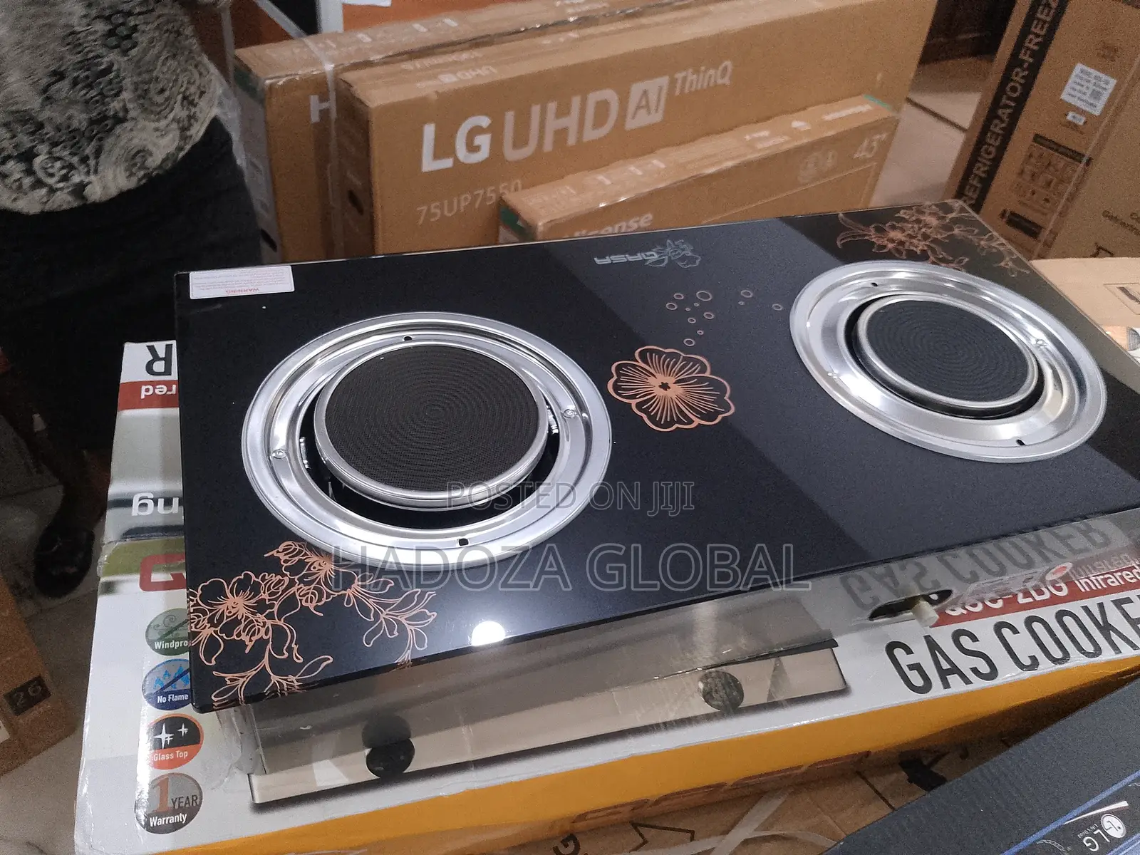 Qasa Dual Burner Gas Cooking Unit – Qgc2bg
