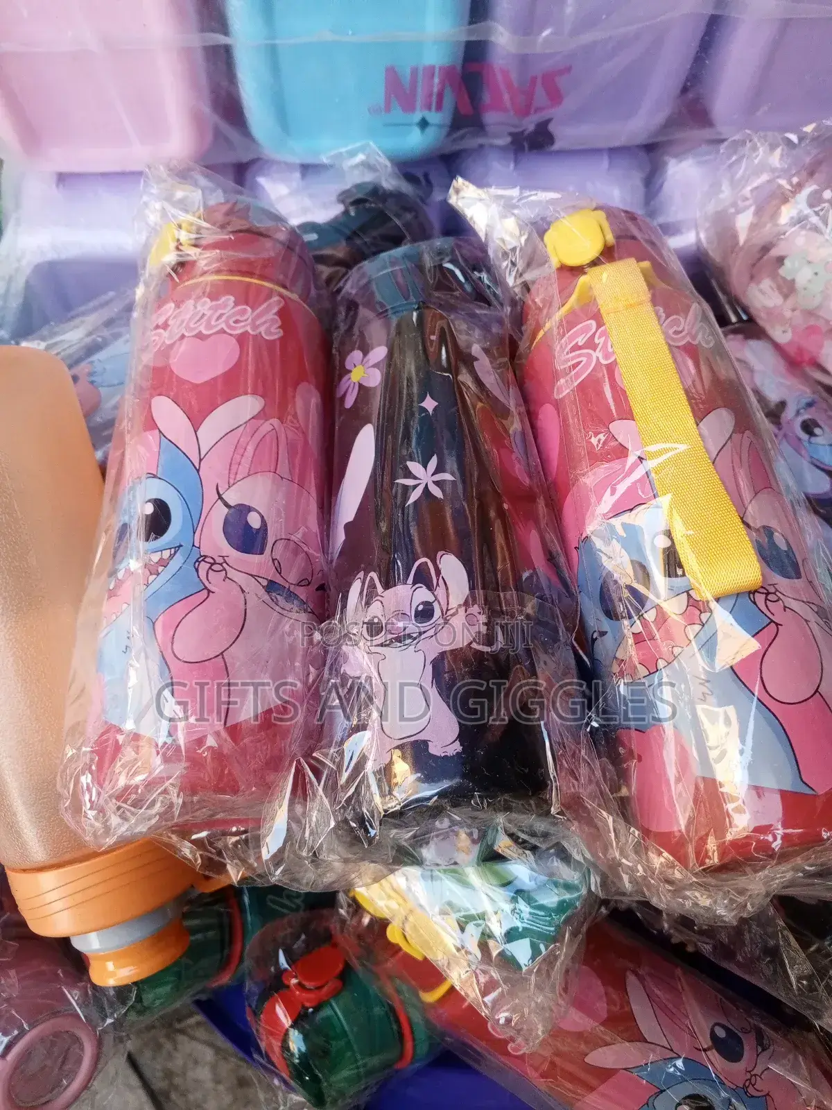 Kids Character Waterbottle With Stickers