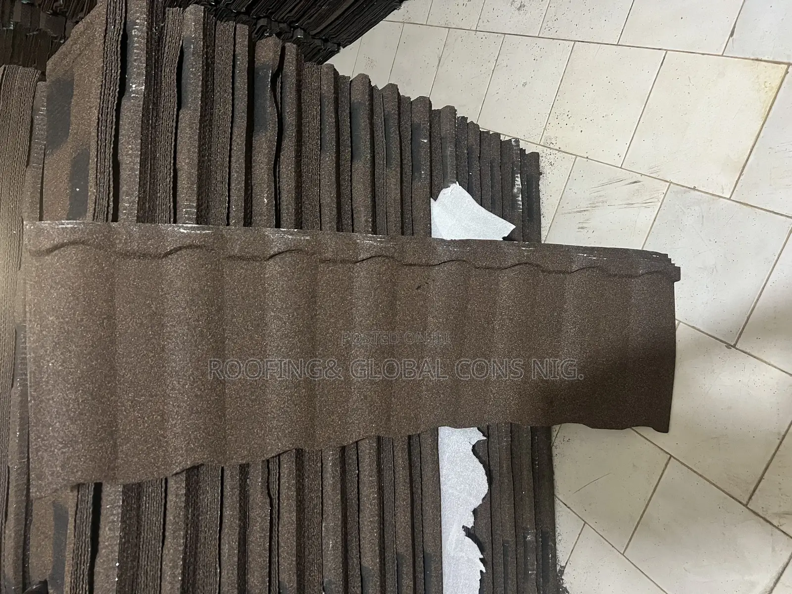 Pure Plane Coffee Milano Stone Coated Roofing Tiles