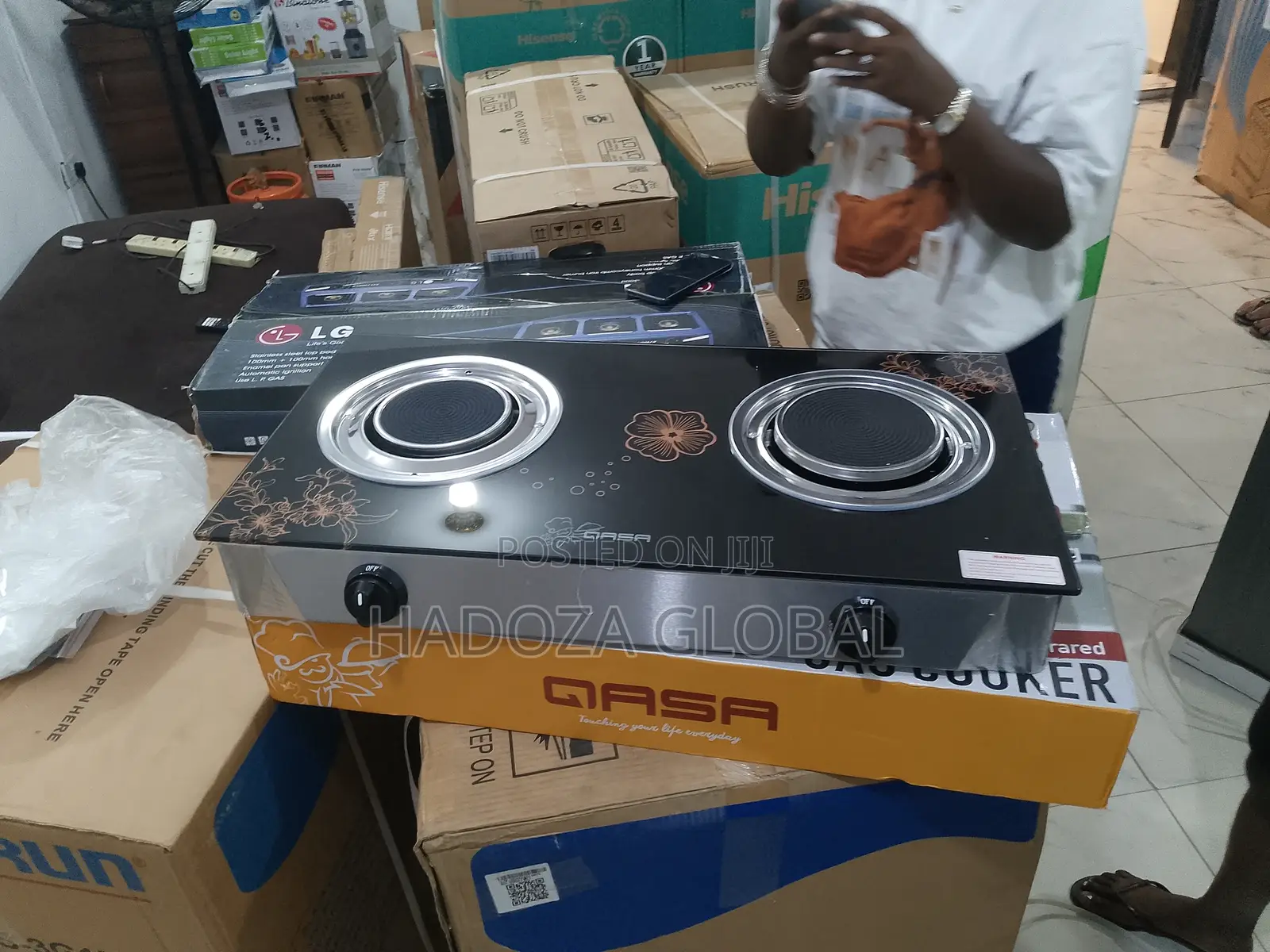 Qasa Qgc2bg Household Two-burner Cooker