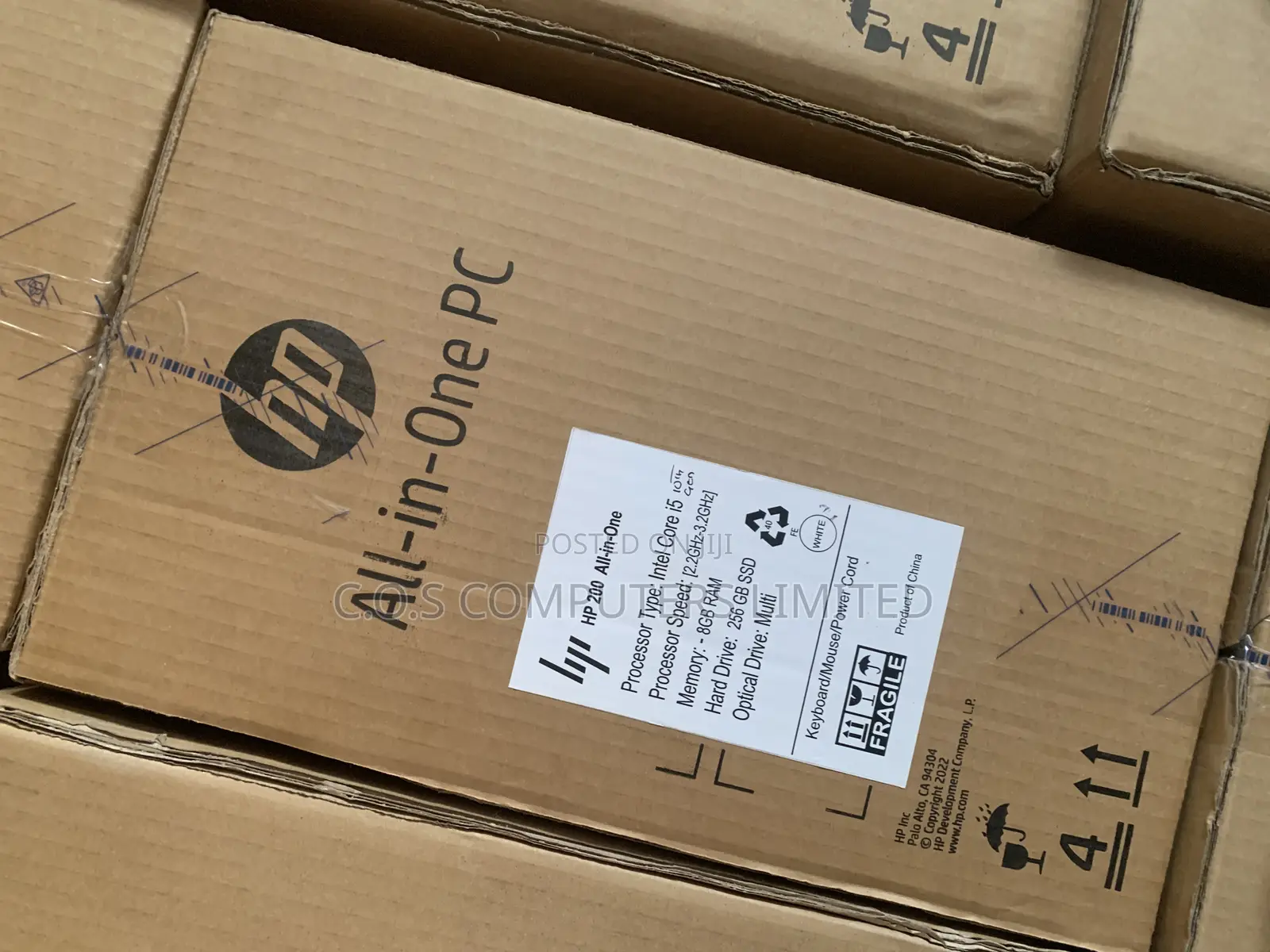 New Desktop Computer HP 200 G4 8GB Intel Core i5 SSD 256GB
