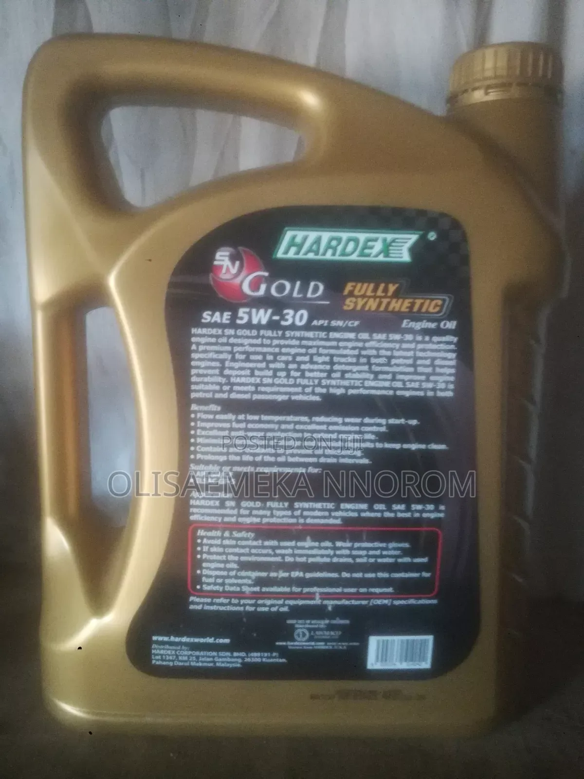 Hardex Synthetic Oil 5w30