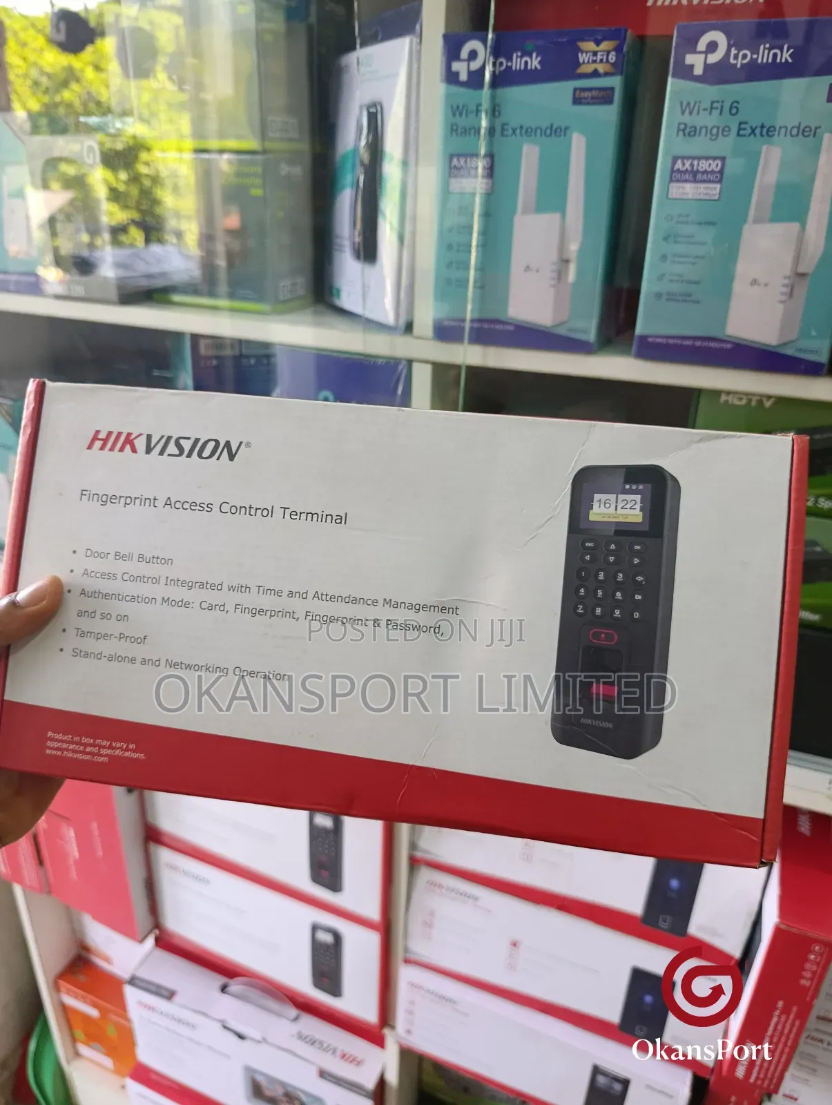 Access Control Terminal Kit Zkteco Hikvision Dahua Suprema Rfid Bell