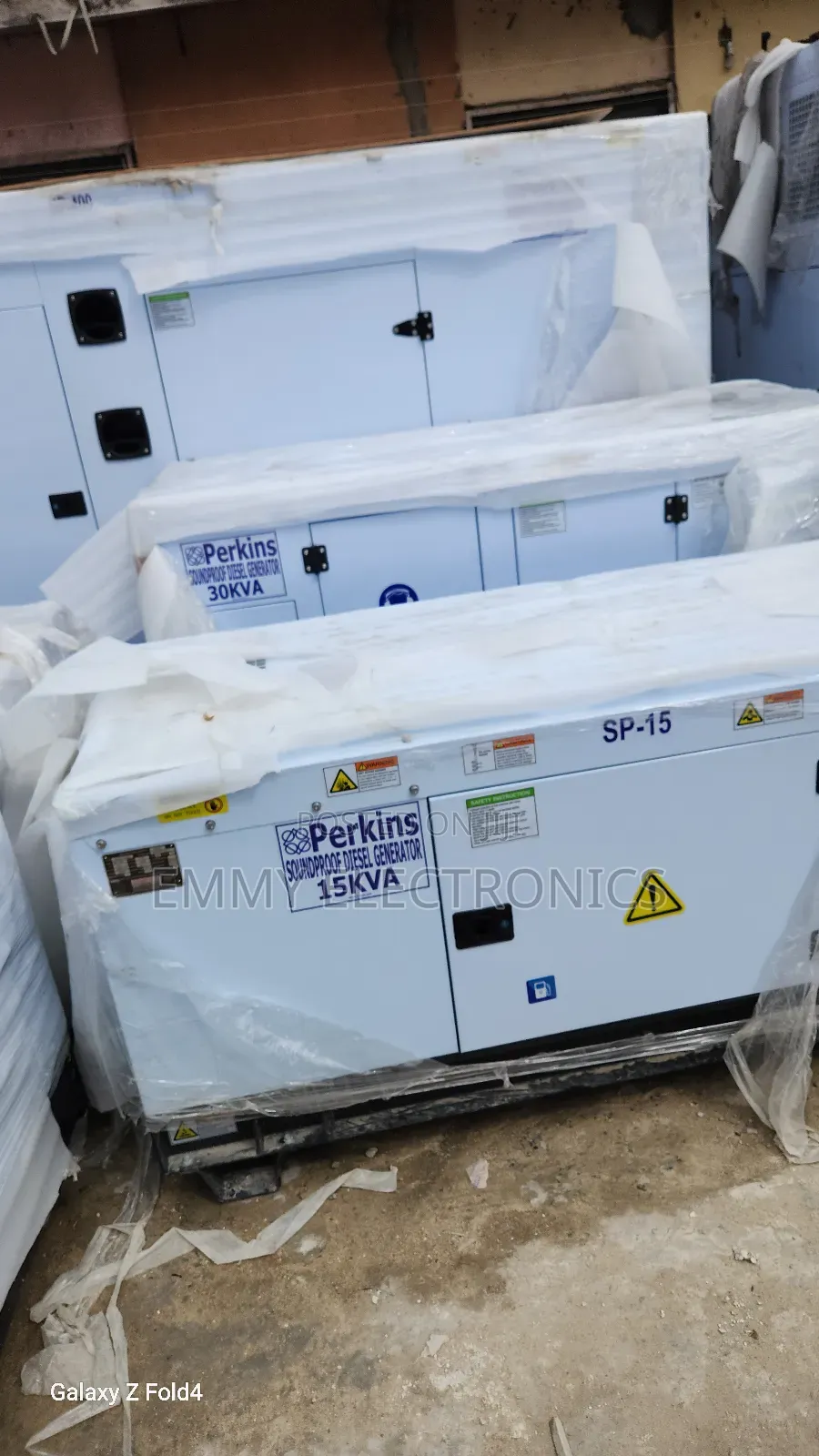 15kva Perkins Diesel Soundproof Generator 2years Wty