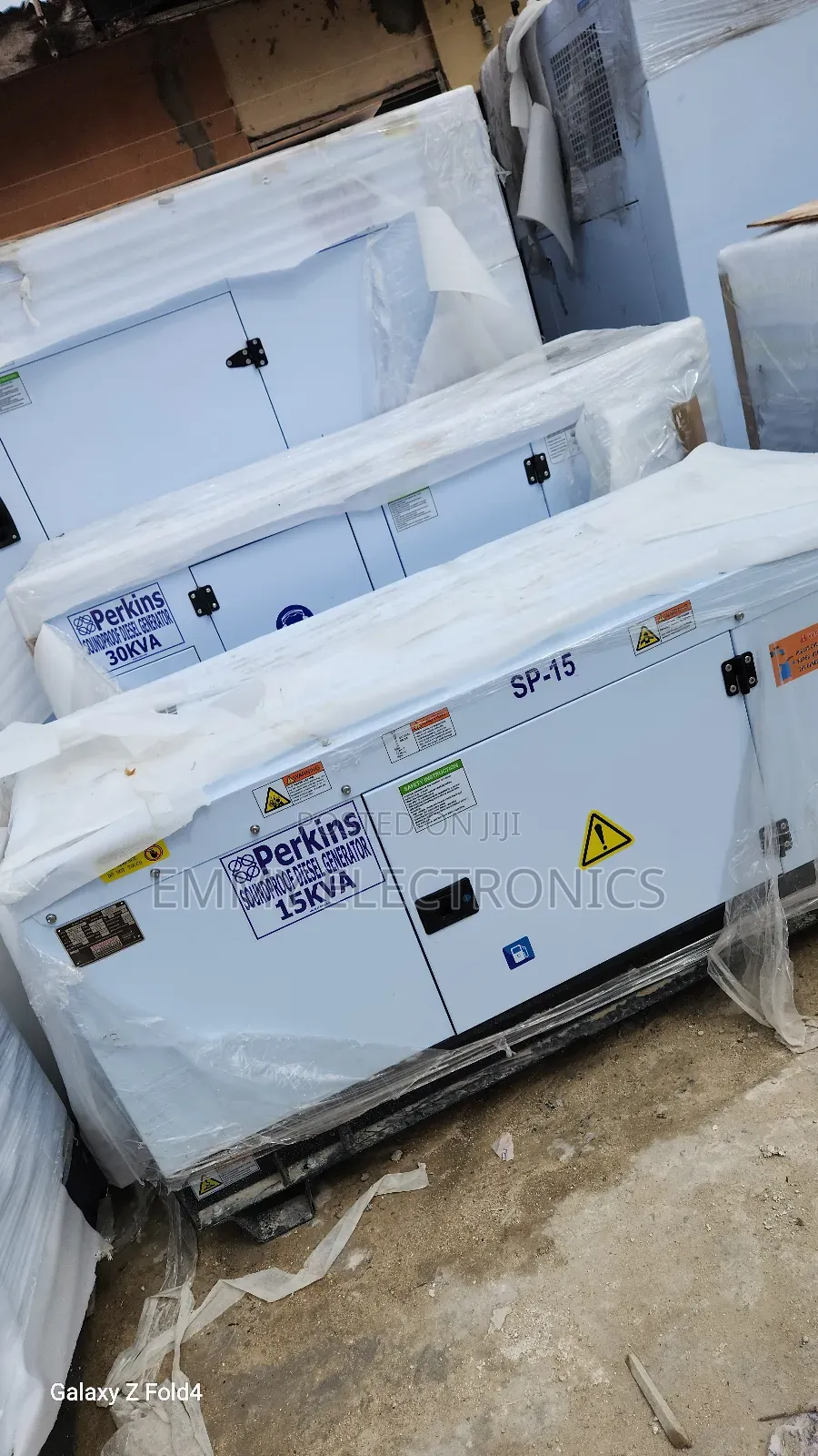 Sp15kva Brand New Perkins Diesel Soundproof Gen 2years Wty 100% Copper