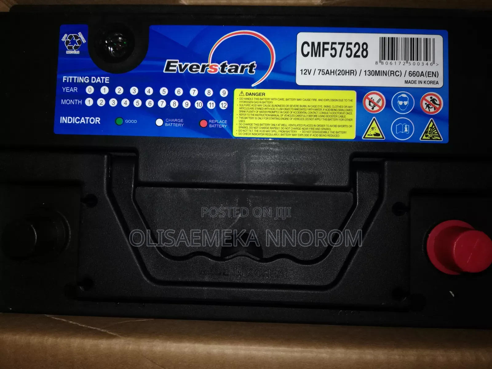 Dry Charge Car Batteries