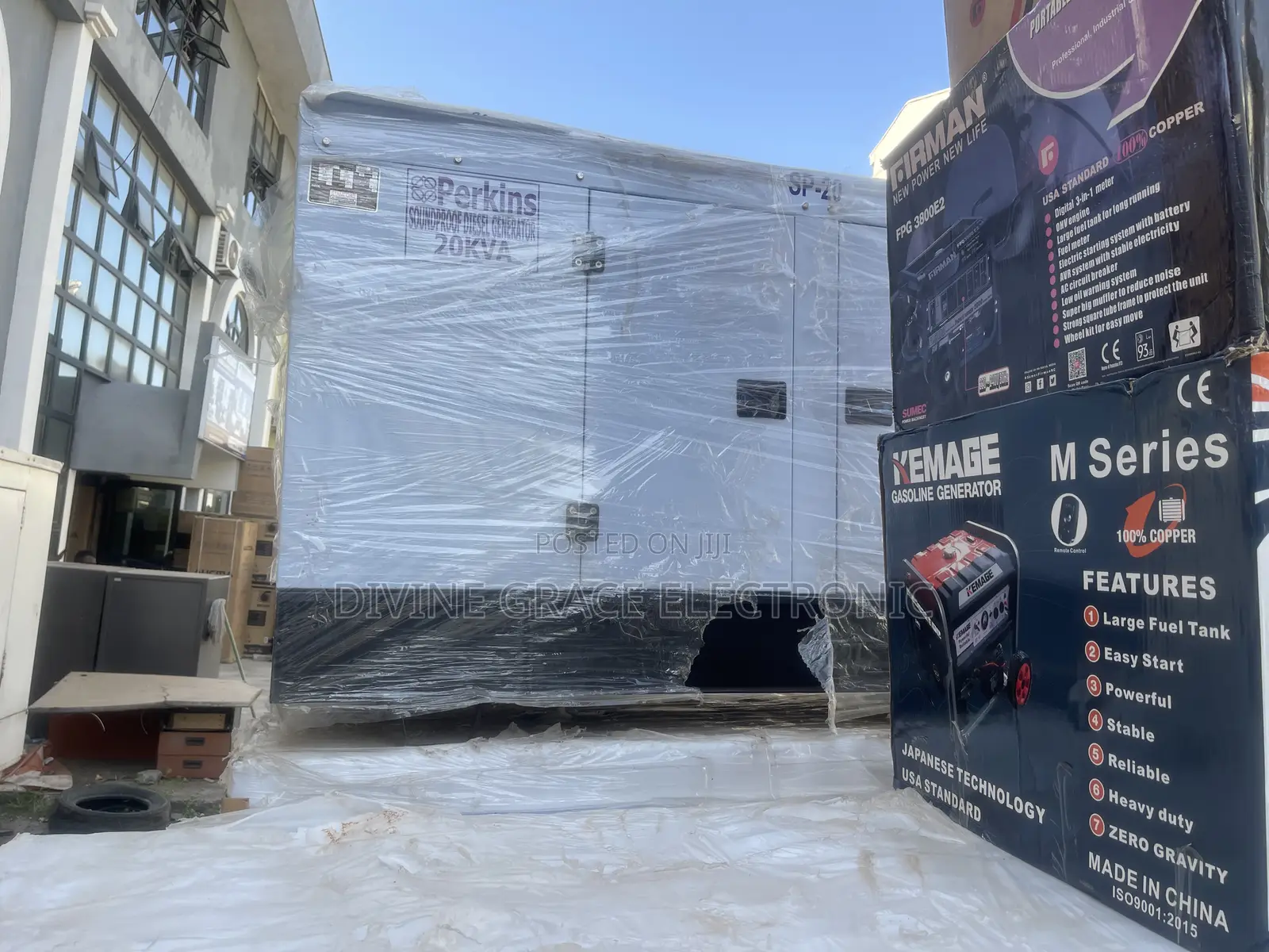 20kva Perkins Soundproof Diesel Heavy Duty Perkins Engine Generator
