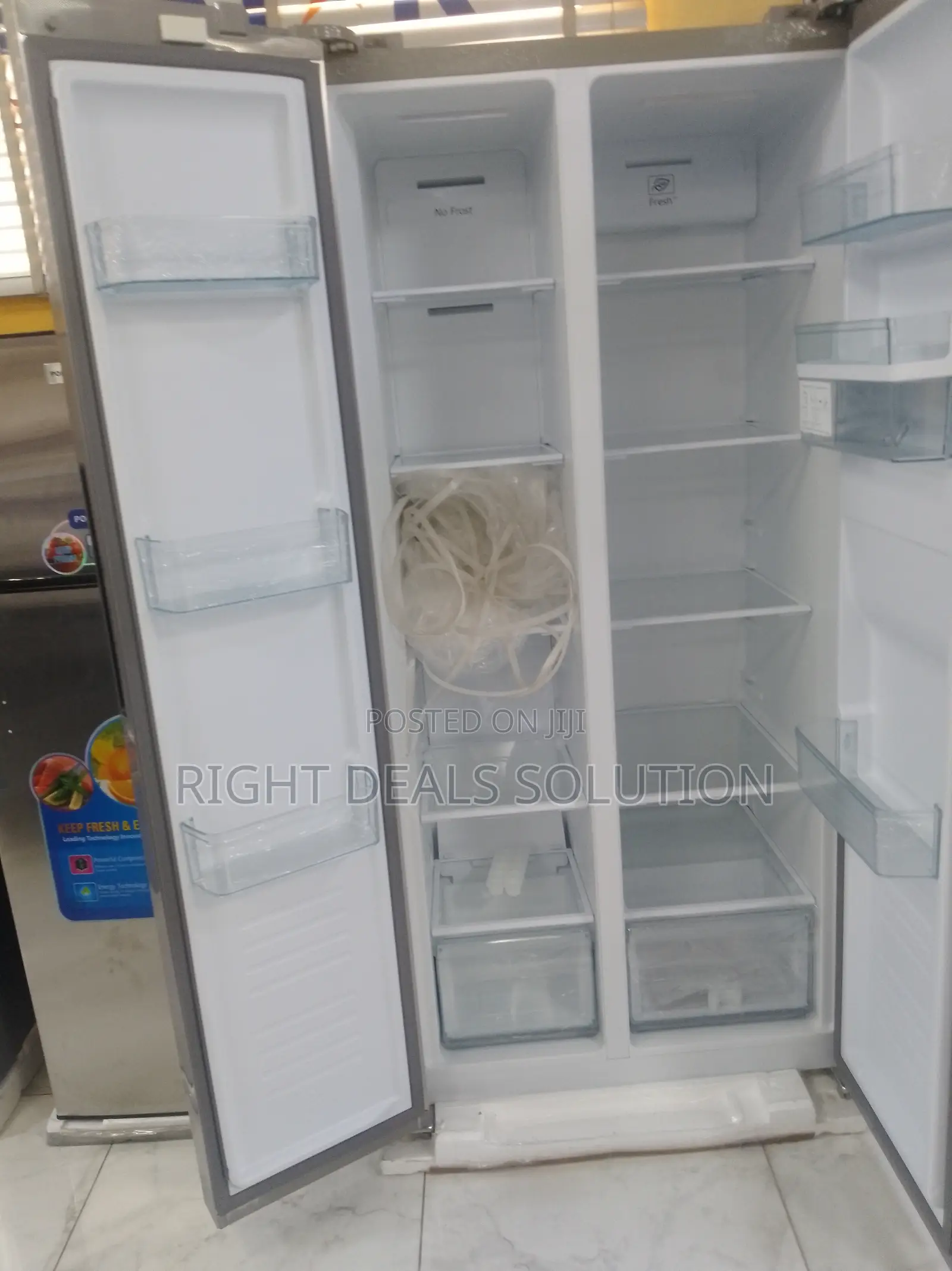 Polystar 620liters Side-by-Side Fridge With Smart Inverter