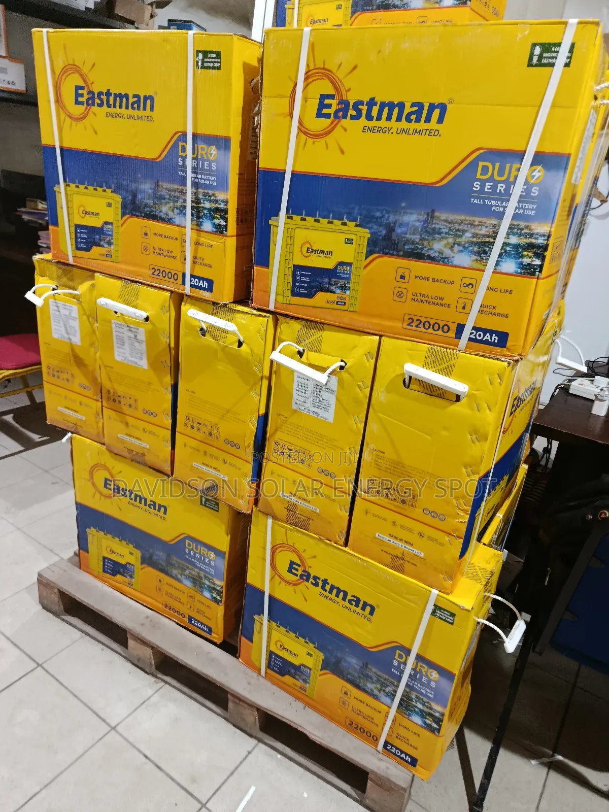 220arh Eastman Solar Tubular Battery