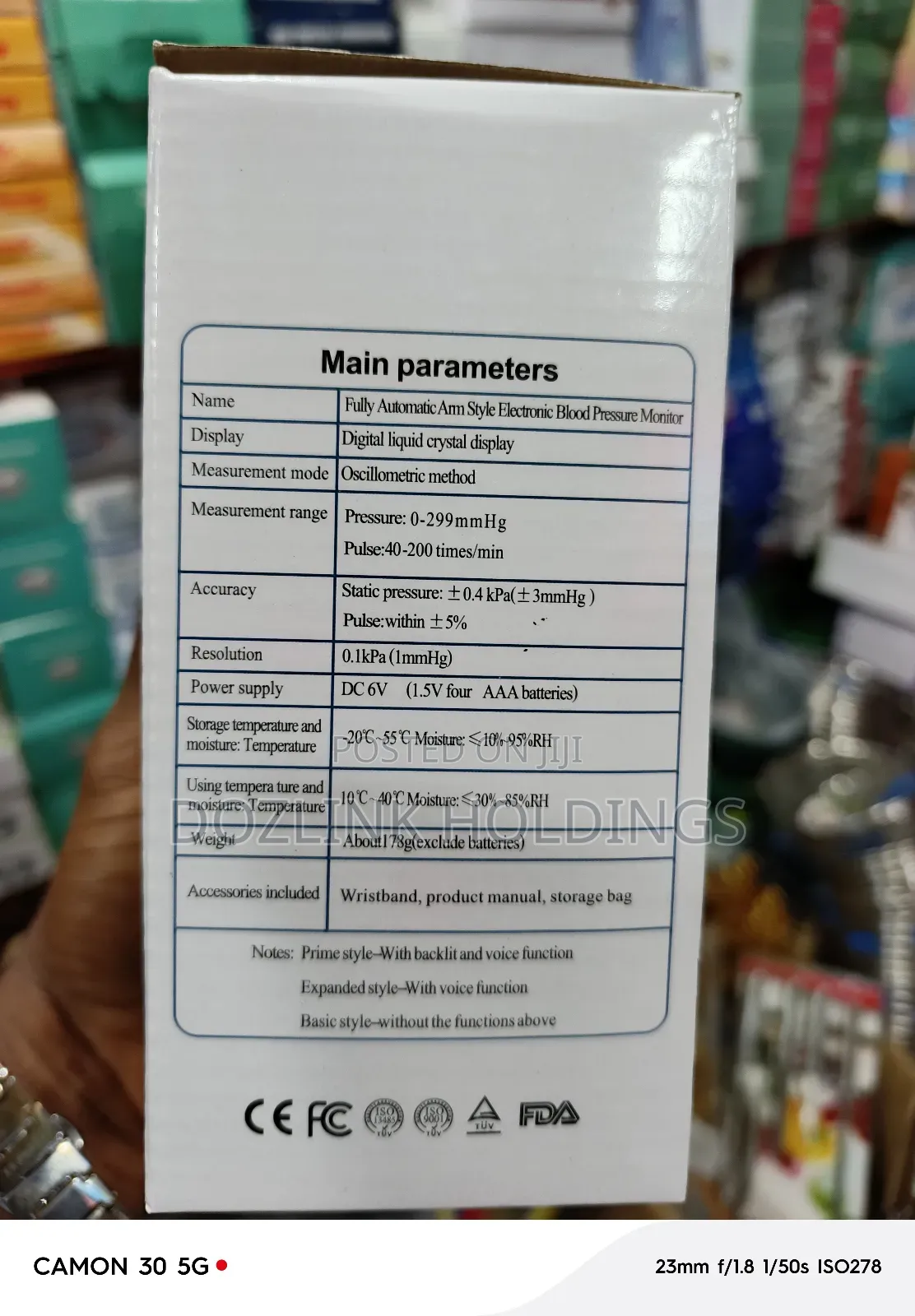 Electronic Blood Pressure Monitor