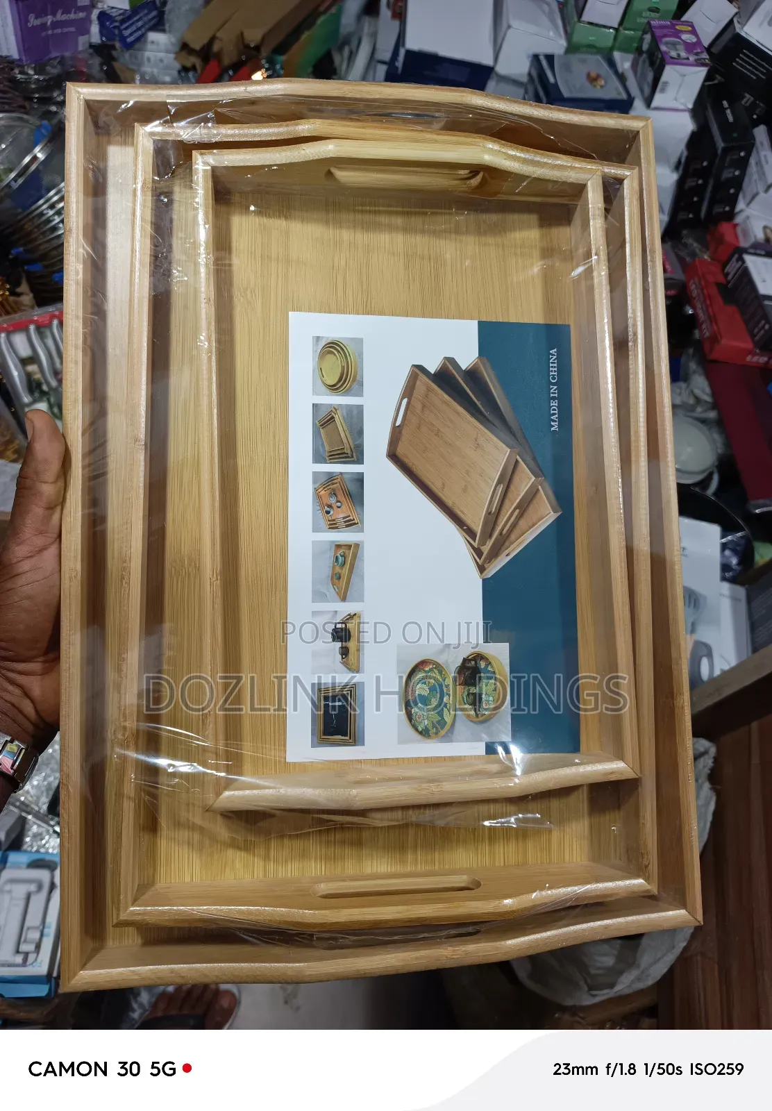 3 in 1 Bamboo Tray