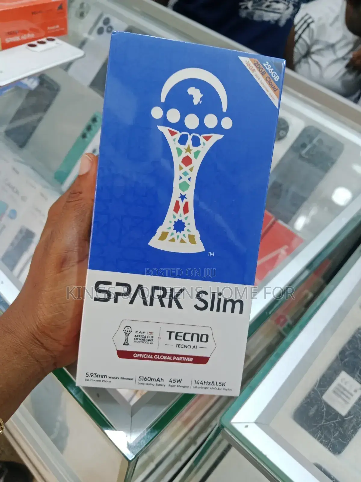 New Tecno Spark Slim 256 GB Black