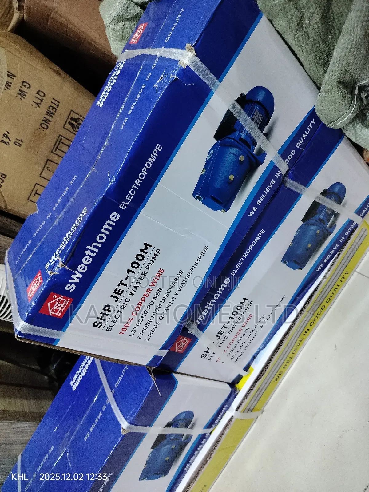 Sweethome 1hp Surface Pump – Copper Coil (Karly Homes Ltd)
