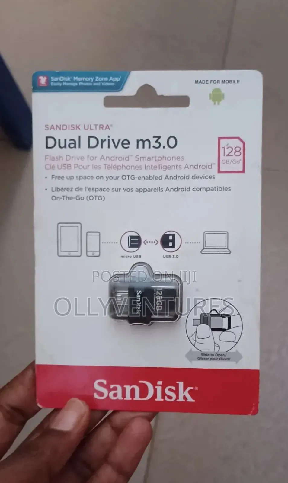 Sandisk Ultra Dual Drive M3.0 128gb