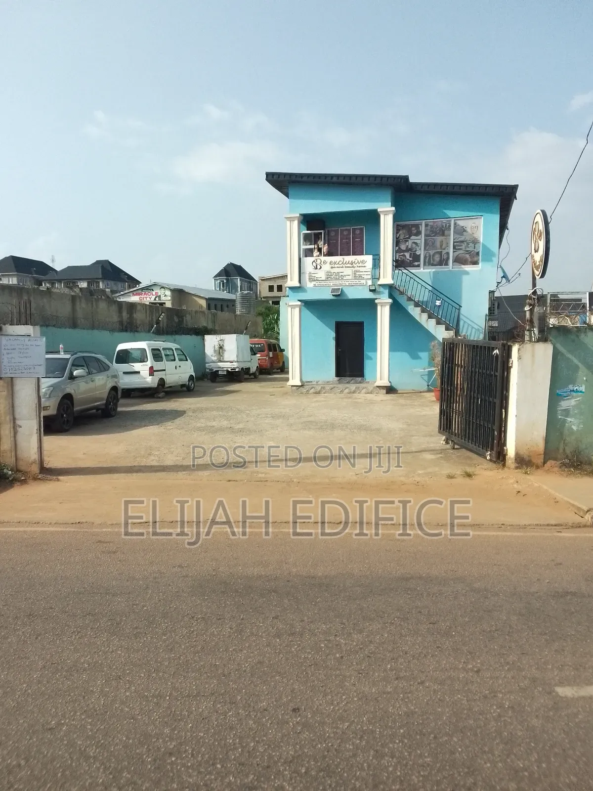 Warehouse,Office Space,Club House Facing Road at Nitel Ota Ona Ikorodu