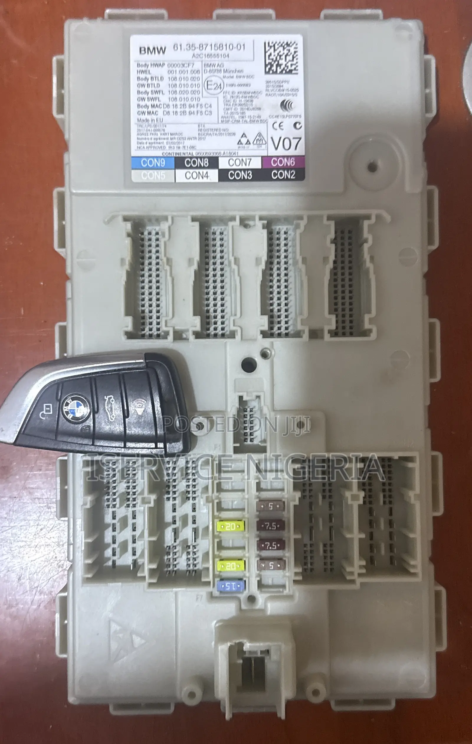BMW X3 X4 G01 G02 2018-2021 Engine Computer Dme BDC Key Set B46