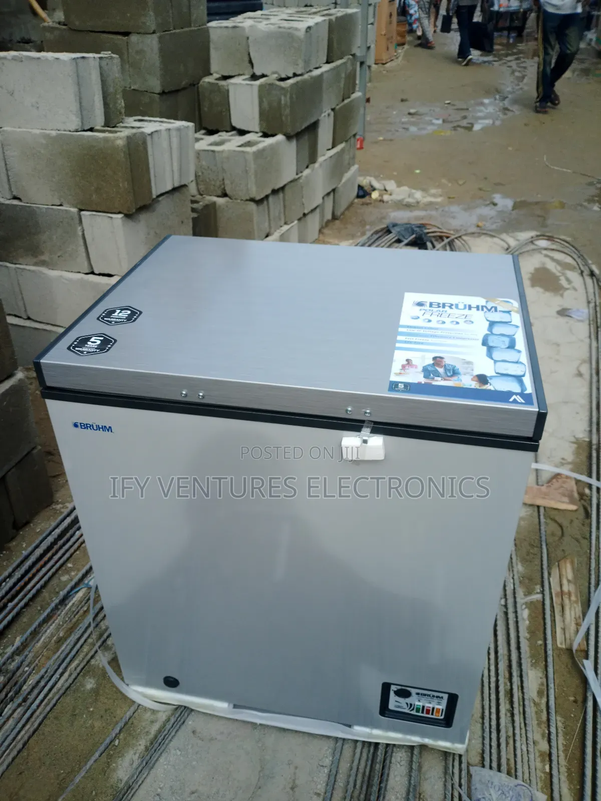 150 Liters Bruhm Chest Freezer, Fast Freezing, 2 Years Warranty