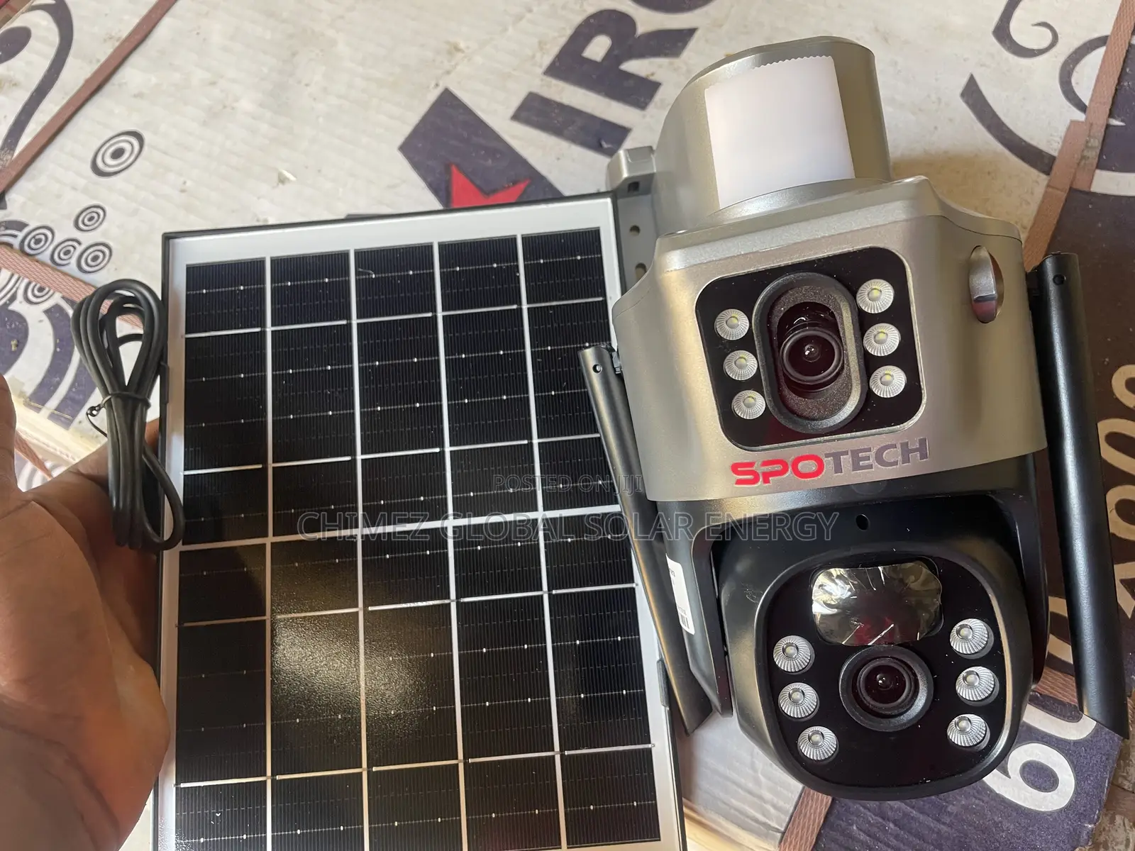 Spotech Dual Lens Solar Camera