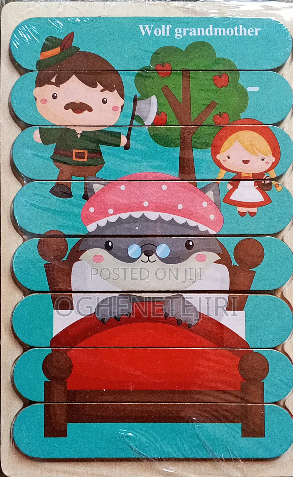 Wooden Double-Sided Toddler Puzzle (Age 2+)