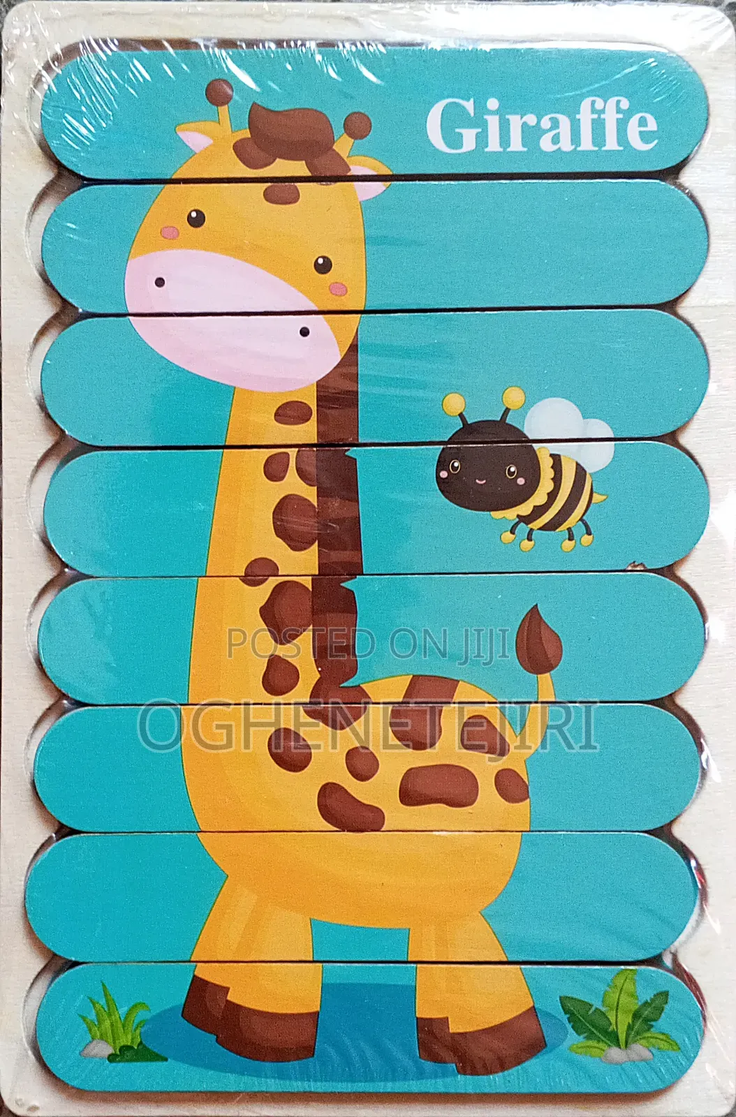 Wooden Double-Sided Toddler Puzzle (Age 2+)