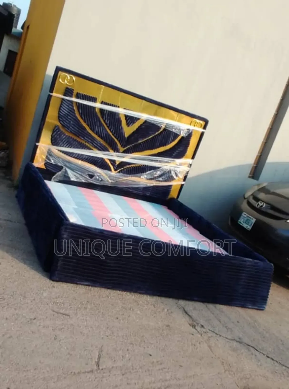 Brand New Top Quality Modern Design 6 by 6 Upholstered Bedframe