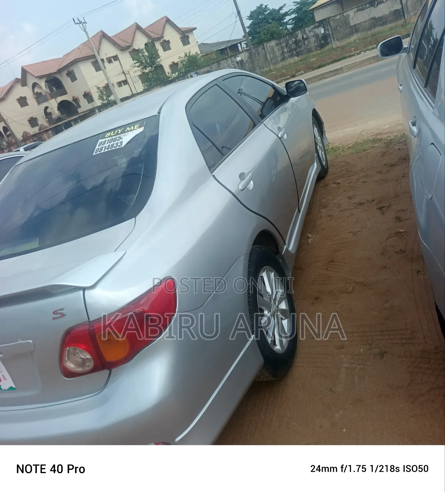 Toyota Corolla 2010 Silver