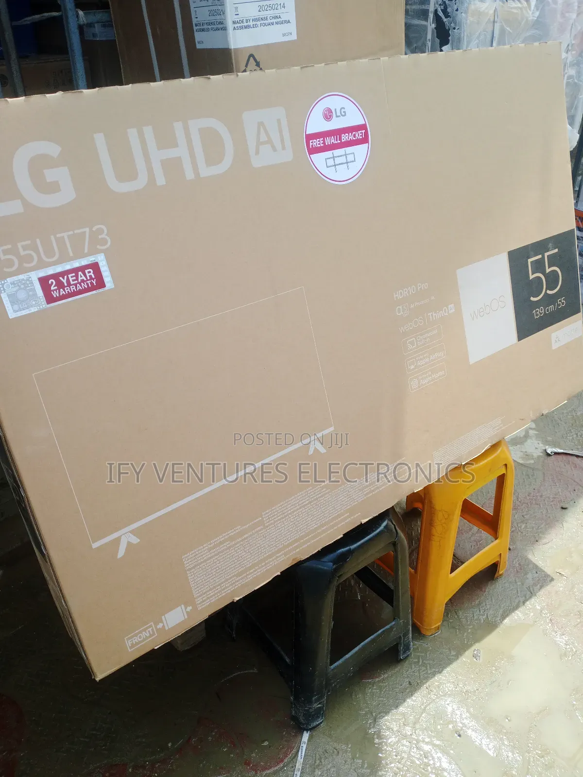 Original 55 Inches Lg Uhd 4k Smart Tv, 2 Years Warranty.