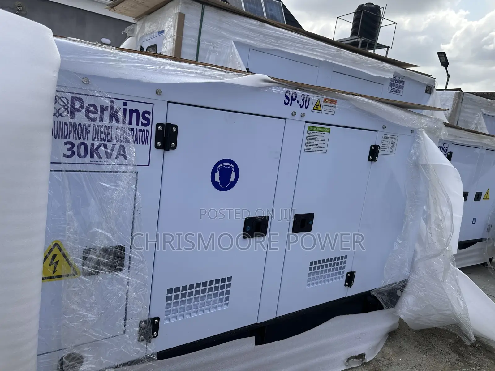 30kva Perkins Soundproof 100% Copper Coil Wire 4 Cylinders