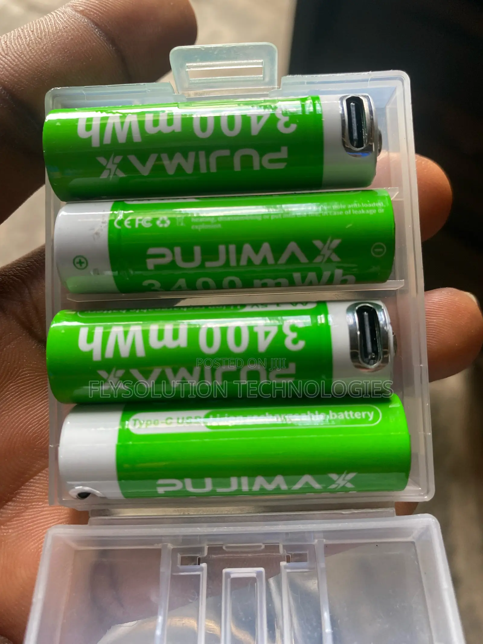 1pc Rechargeable Aa Lithium Battery Double Aa 1.5v Usb-C Type-C