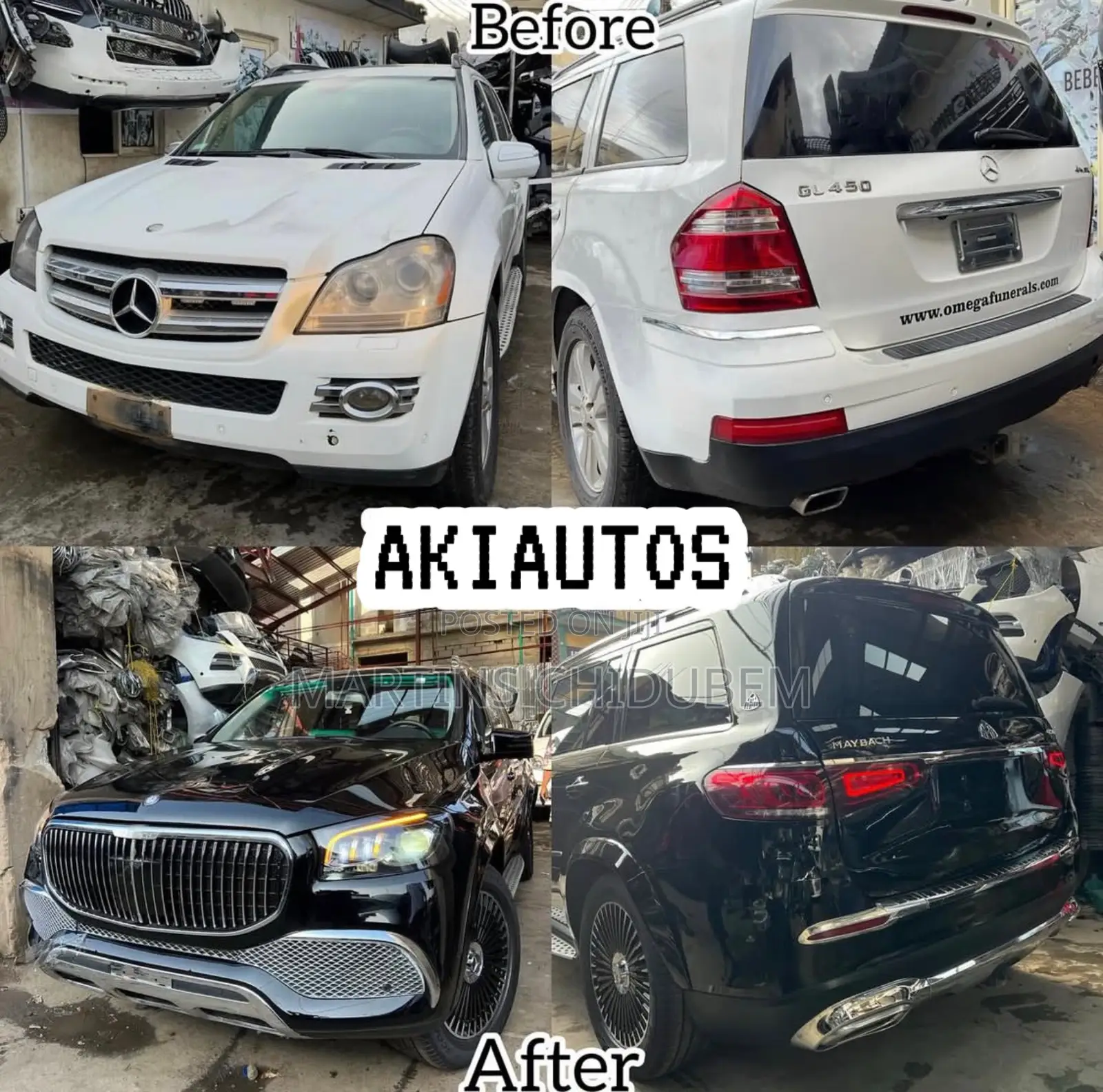 Gl 450 2007 Upgraded to GLS 600 Maybach 2022 Model