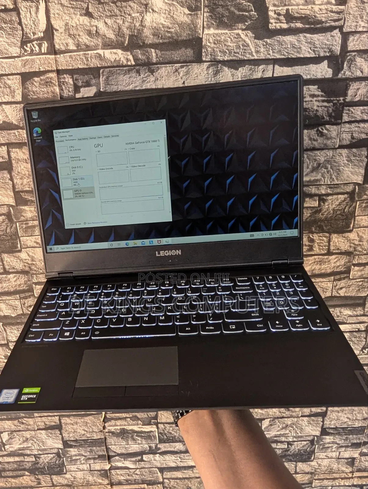 Laptop Lenovo Legion Y740 16GB Intel Core i7 SSHD+SSD 1.5T