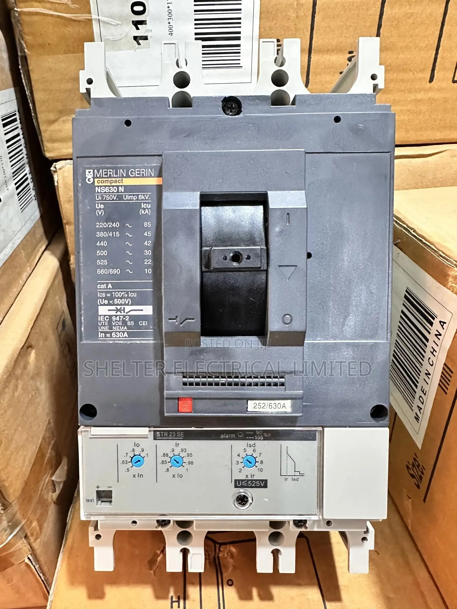 630amp 3pole Merlin Gerlin Circuit Breaker