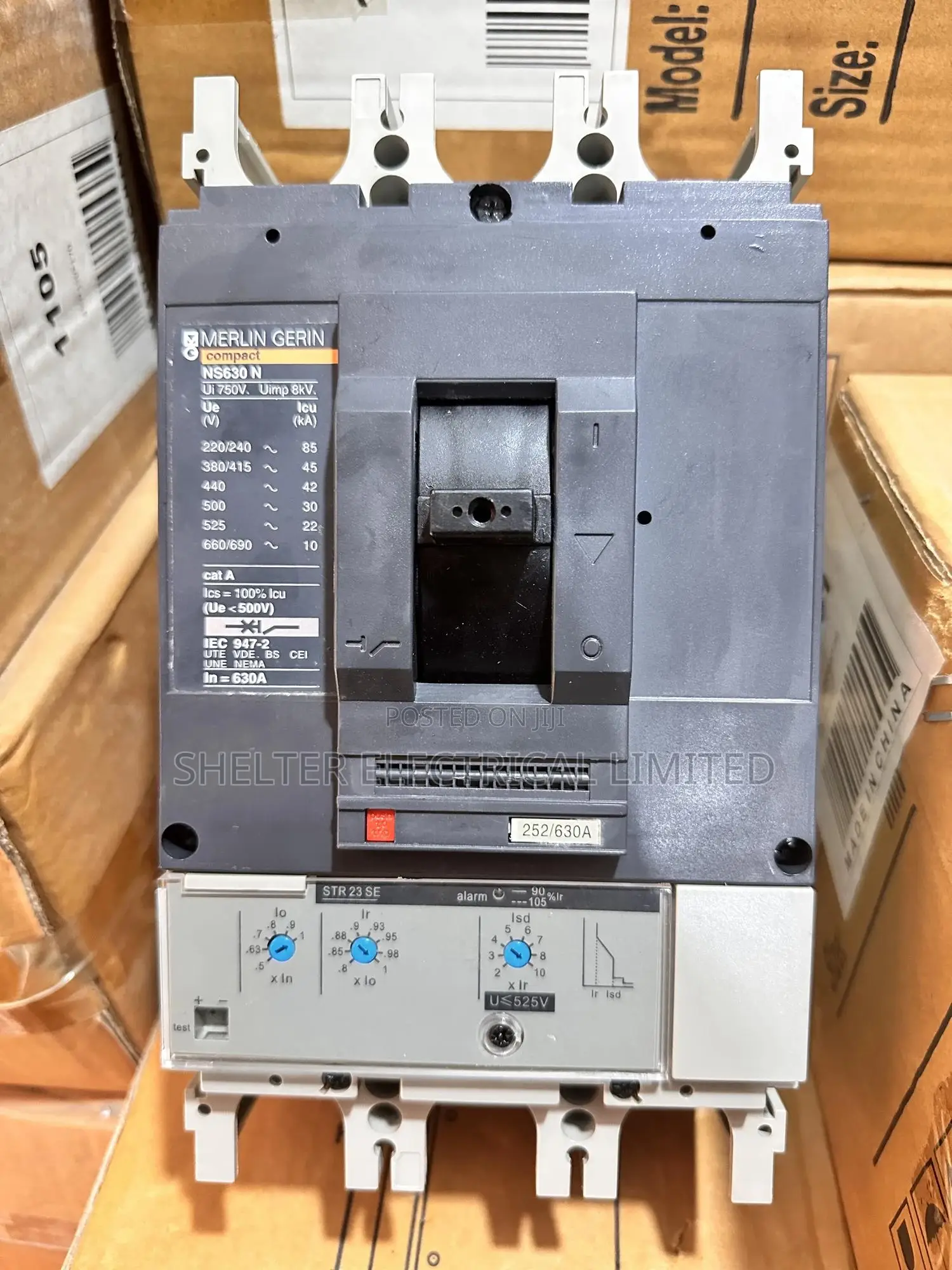 630amp 3pole Merlin Gerlin Circuit Breaker