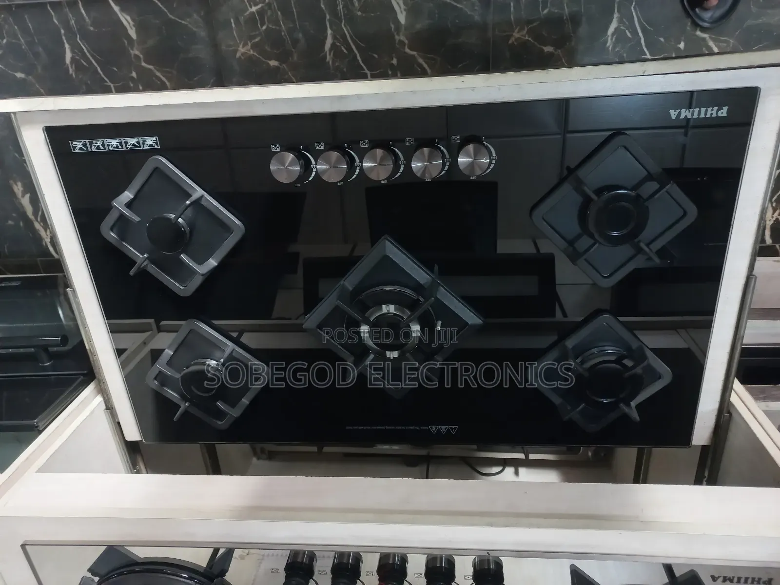 Phiima 5 Burners Built-in Automatic Gas Cooker