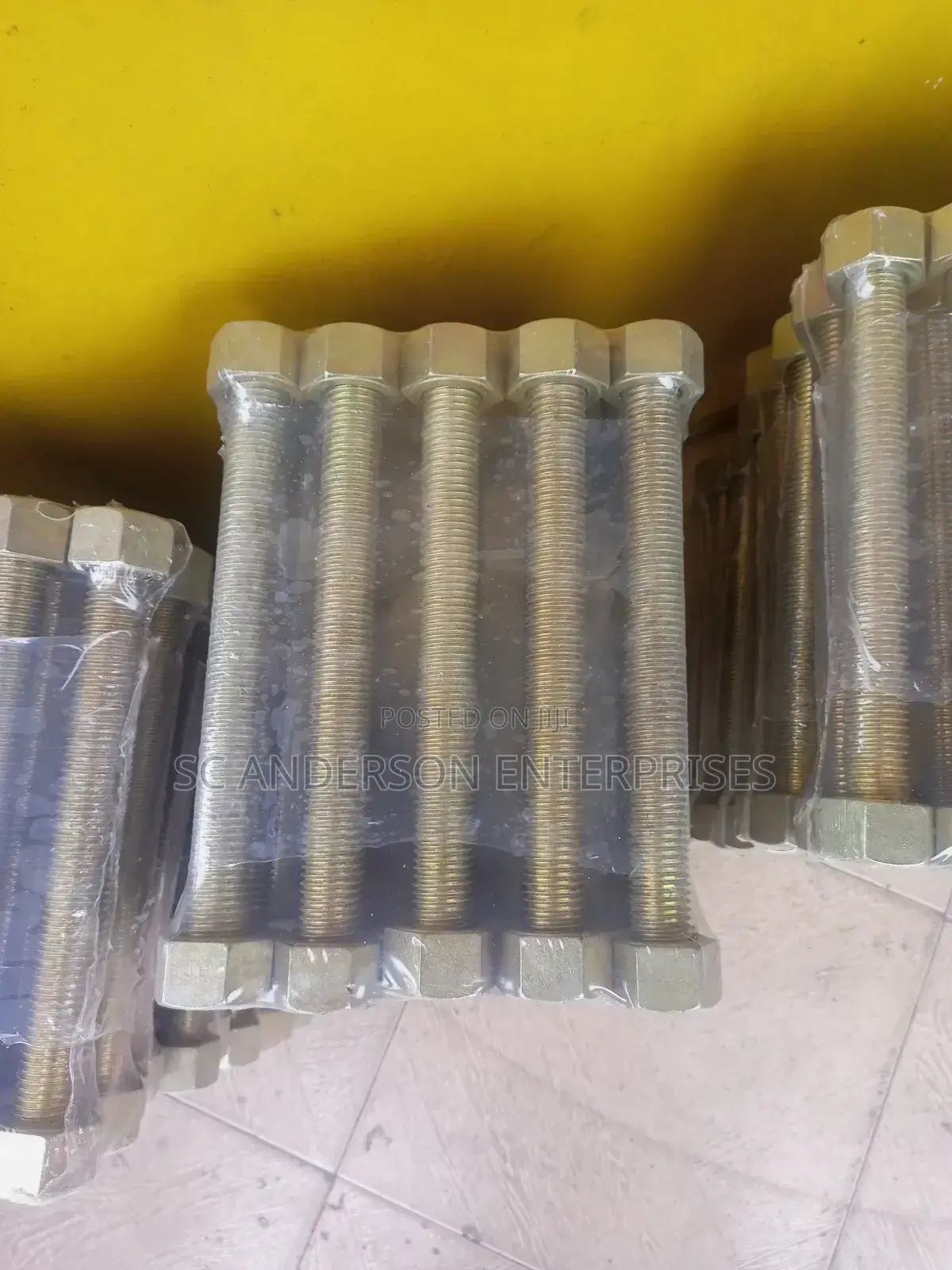 1-1/8 X 11-3/4mm Stud Bolt and Nut (Available in All Sizes)