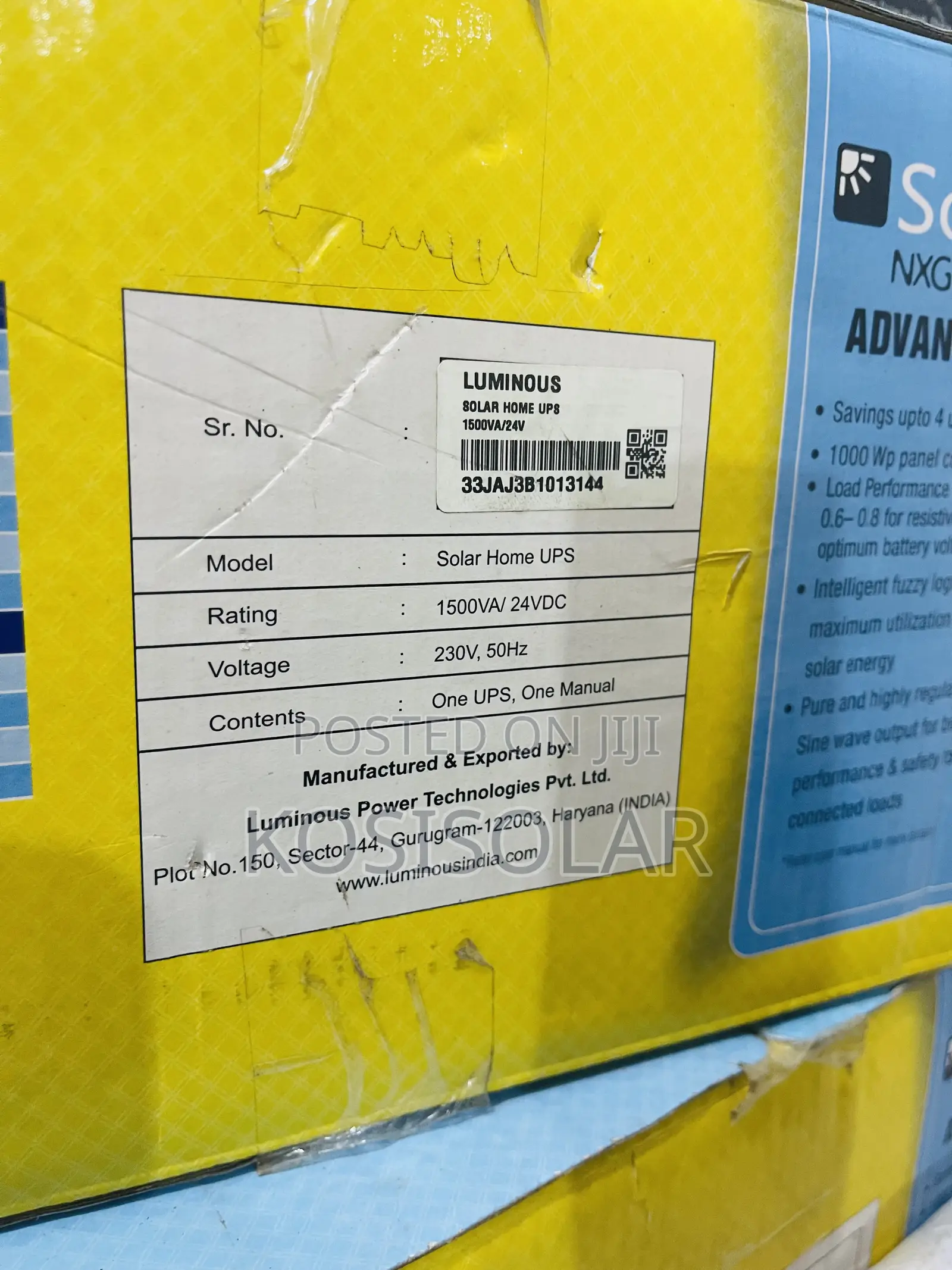 1.5kva 24v Luminous Solar Inverter