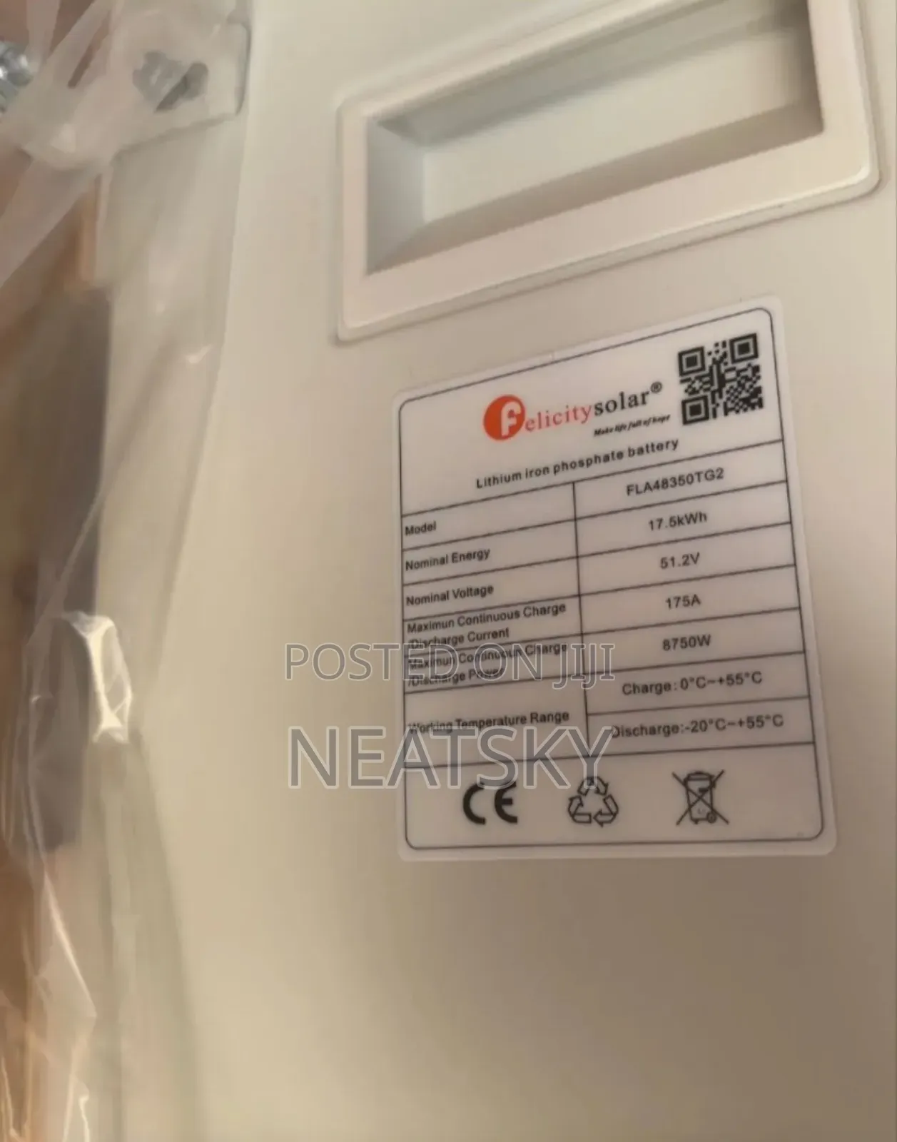17.5kwh 48v 350ah Lithium Ion Phosphate Battery