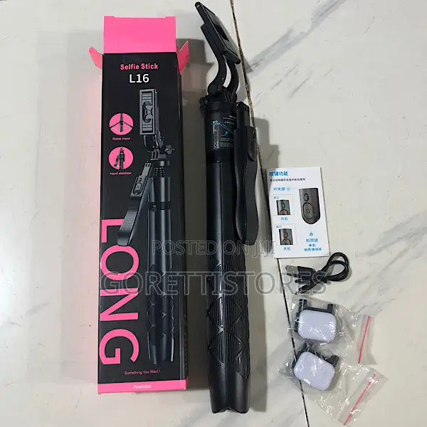 L16 Selfie Stick Tripod Stand With Led Light