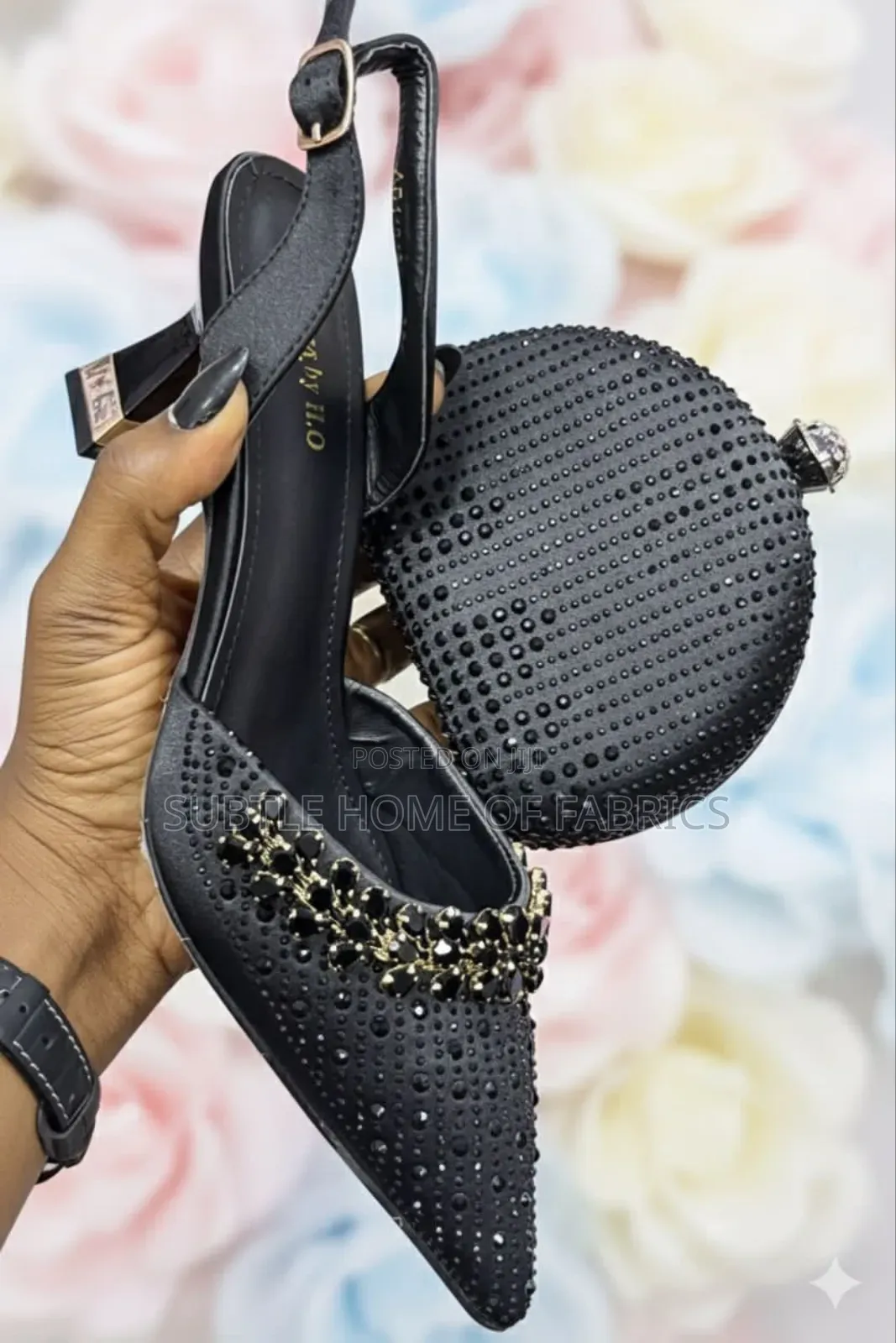 Elegant Matching Shoe Bag Set – Perfect for Parties, Weddings Owanbe