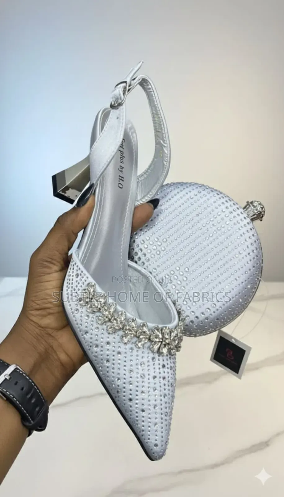 Elegant Matching Shoe Bag Set – Perfect for Parties, Weddings Owanbe