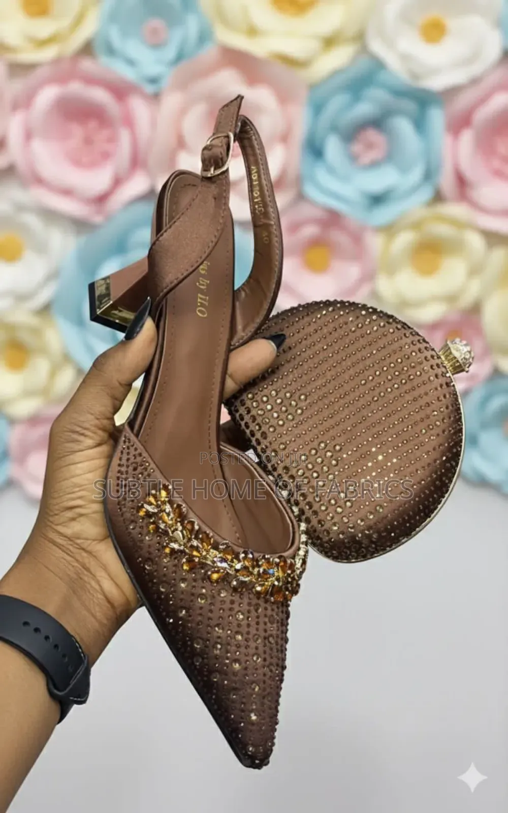 Elegant Matching Shoe Bag Set – Perfect for Parties, Weddings Owanbe