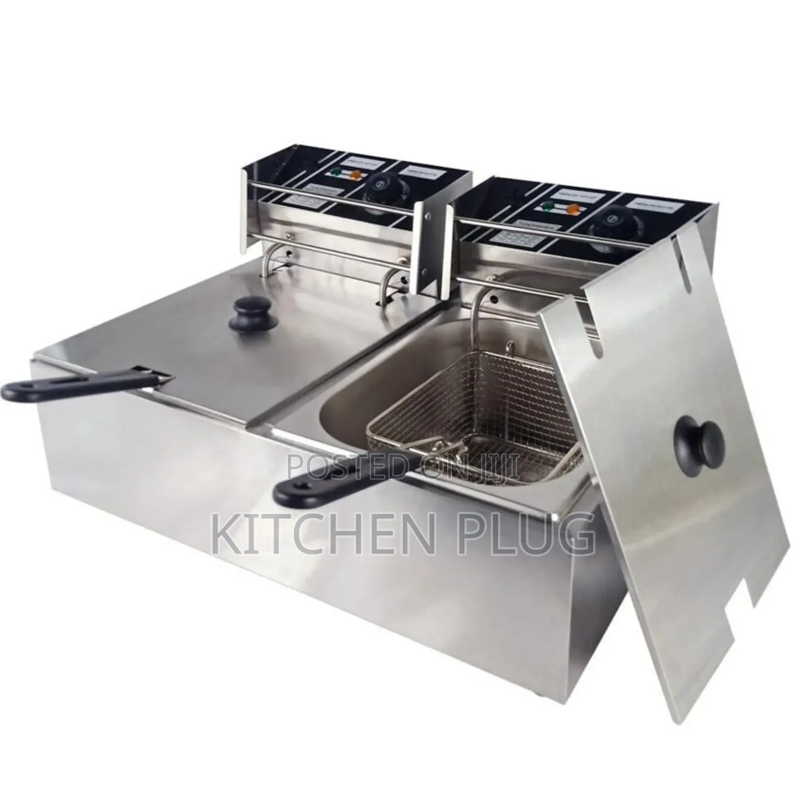 Double Bowl Deep Fryer